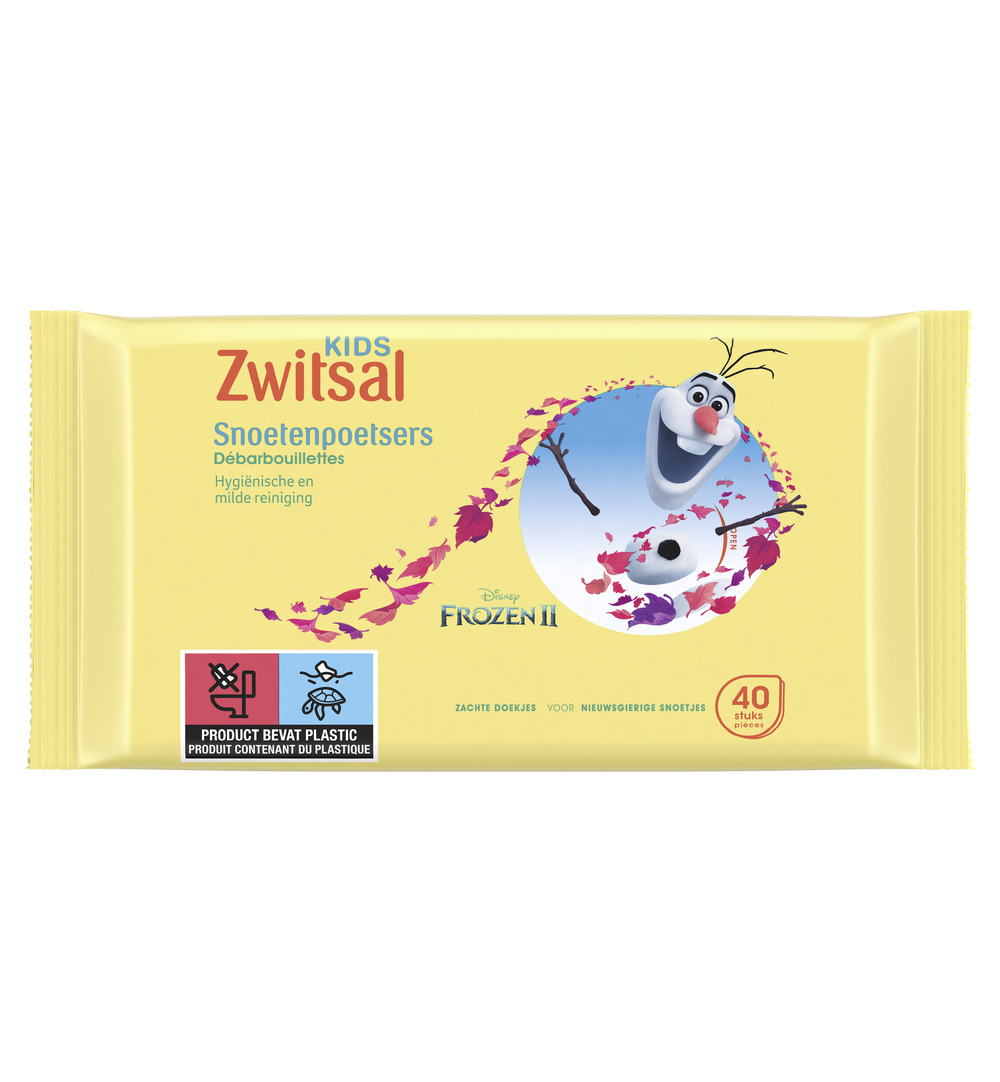 Zwitsal Snoetenpoets boy & girl navul (40 stuks)