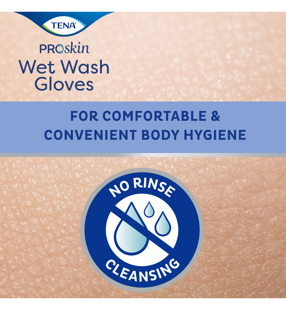 Tena Wet Wash Glove No perfume 8 (8 stuks) - image 4